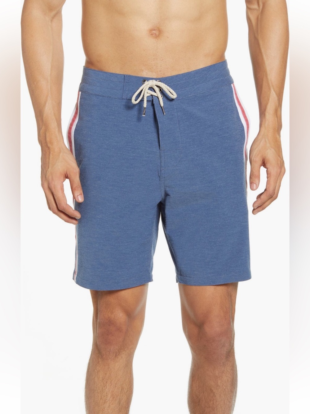 Faherty Men’s Retro Surf Stripe Board Shorts